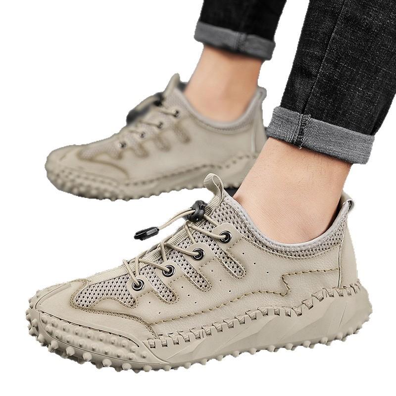 Spring new breathable casual youth outdoor sports sewing beach trendy shoes men's shoes