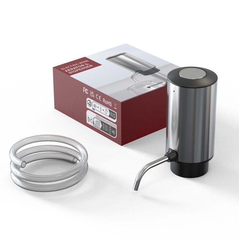 Electric Wine Decanter Rechargeable Electric Wine Inflator One Click Automatic Wine Decanter Intelligent Bar Accessories