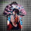Manga Girl Print T-Shirt Japanese 3D Print Top Personality Anime