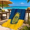 Rosario Central Crest Beach Towel, Quick-drying, Easy to Care for, Suitable for Both Fitness and Beach Vacations,Sports Essential