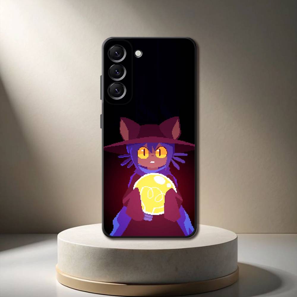 Game O-One Shot N-Niko Phone Case For Samsung Galaxy A 73,72,51,53,52,71,22,5G,Note,J7,8,9 Soft Black Cover