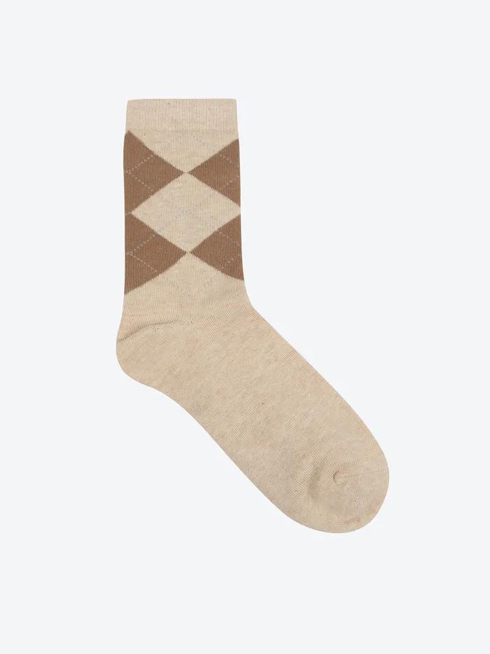 [Schwer] Argyle Middle Socks (HPAO5EA927 RE) HPAO5FA927