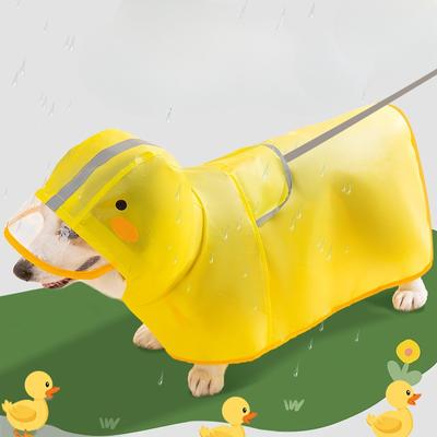 Hunderegenmantel für kleine und mittelgroße Hunde, Corgi, Teddy, Schanery, Chai-Hund, Haustier, Regenkleidung, wasserdichter Bauchgurt