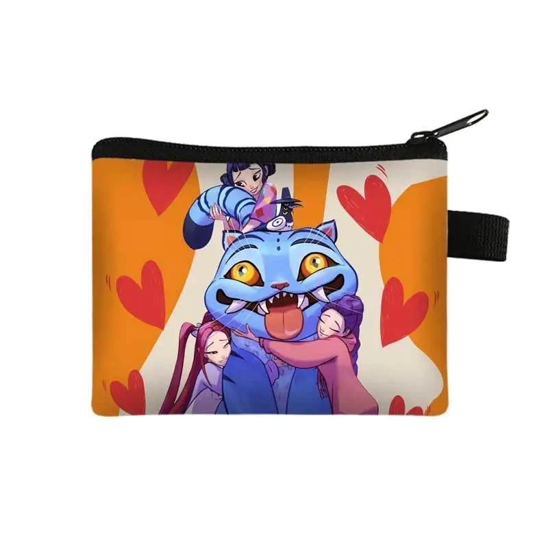 Witch Hunters Change Bag Coin Storage Bag Wallet Short Portable Key Card Bag Cartoon Bag