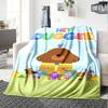 Hey Duggee Theme Printed Blanket - Perfect for Couch, Bed, Travel & Outdoor Use | Machine Washable, Cozy & Durable.