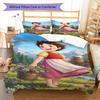 Heidi Bedding Quilt Set Quilt Cover Pillowcase Home Decoration Birthday Gift (1 * Duvet Cover + 2 * Pillowcase, Without Core)