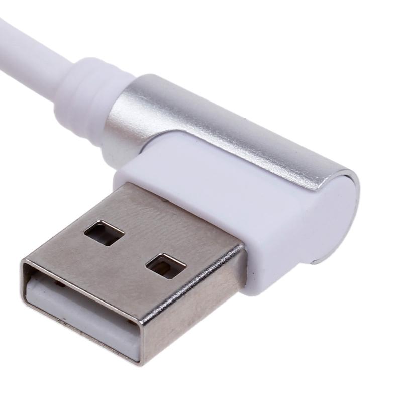 0.3/1m 90 Degrees Micro USB Data Cable Fast Charging Cable Efficient Cable Data Line for Cellphone Tablet Charge Cable
