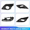 A58X-Car For Volvo XC60 2009-2016 Front Bumper Fog Lamp Cover Grille Frame Replacement Parts
