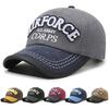 New European and American Washed Denim Baseball Cap Embroidered Letters Old Style Cap Outdoor Casual Retro Sun Hat