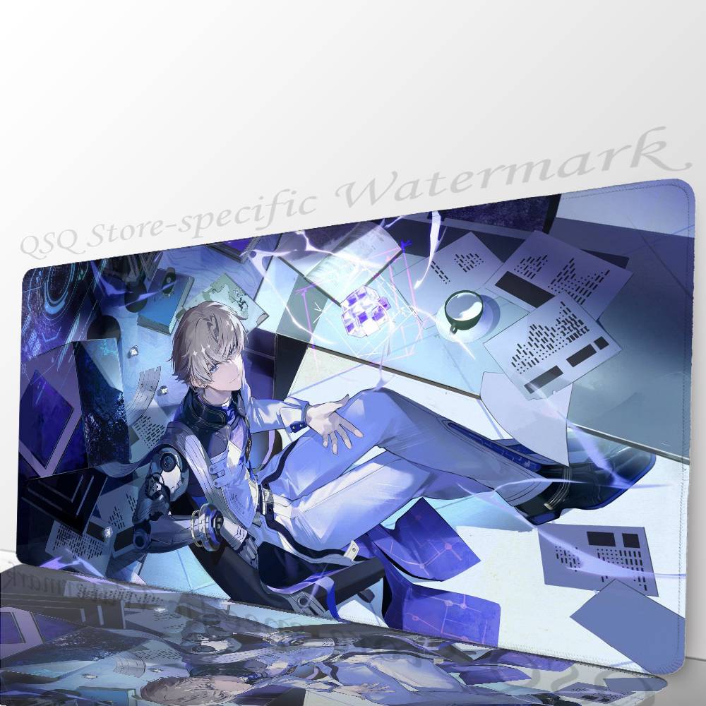 Xiangli Yao Anime Game W-Wuthering Waves Mousepad Mouse Mat Desk Mat With Pad Gaming Accessories Prime Gaming XXL Keyboard Pad