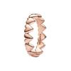 S925 silver new silver bow ring pink color black fashionable niche high-end women's jewelry