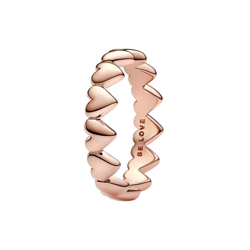 S925 silver new silver bow ring pink color black fashionable niche high-end women's jewelry