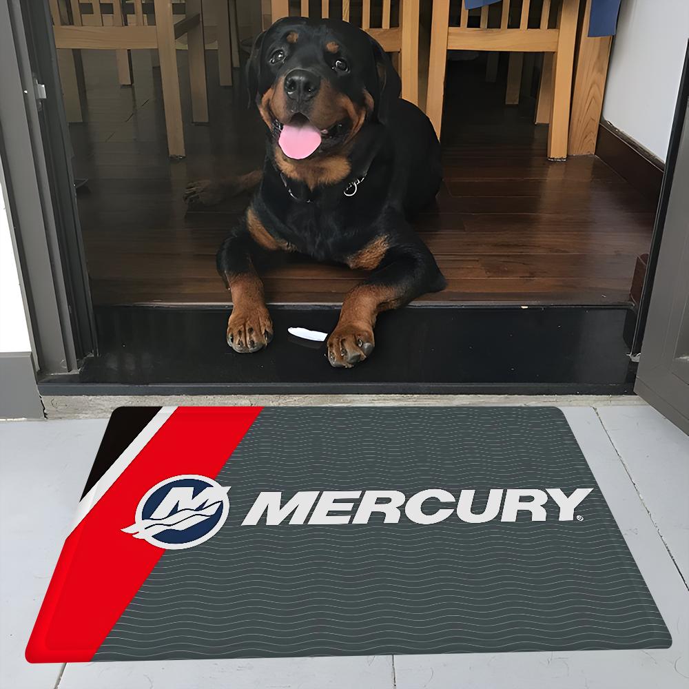 Mercury Racing Door Mat Washable Non-Slip Living Room Sofa Chairs Area Mat Kitchen Welcome Doormat