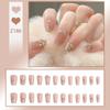 Handmade Press-On Nails – Crushed Diamond Butterfly Glitter Tips Collection