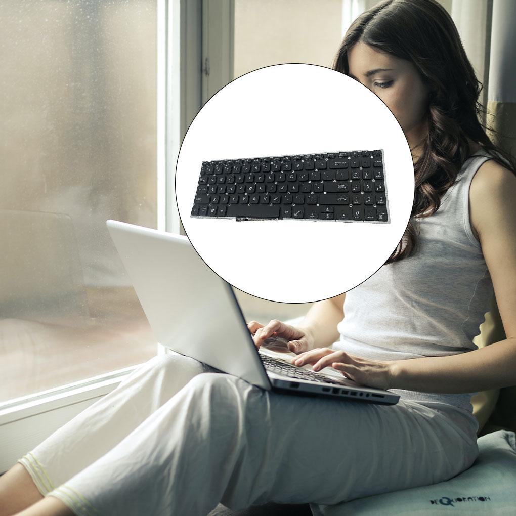 Laptop Keyboard Computer Accessory Sensitive Replace Input Component PC US Layout Inputting Keypad Replacement for X509