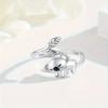 Trendy Style Animal Open Ring Simple Design Open Ring Cute Animal Finger Jewelry  Fashion Accessory