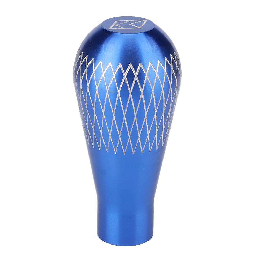 

Shift Knob Aluminum Shifter Lever M8 M10 M12 x 1.25 Threads Universal for Car SUV Manual GearBlue синій