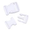 Webbing Plastic White Side Release Buckles Curved Buckle Backpack Belt Parts Paracord Bracelet Lock