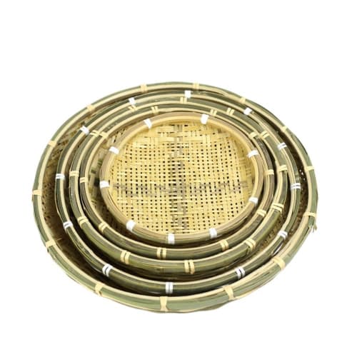 Made In Japan from Bamboo, This Bamboo Strainer Is Perfect for Soba Noodles, Plums, and Overnight Drying. It Also Functions As a Vegetable Drying Net,