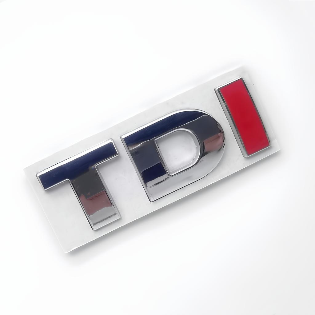1 buc Metal 3D TDI Aripă Laterală Mașină/Portbagaj Spate/Caroserie Mașină/Emblemă Autocolant Insignă Ușă Mașină pentru Passat MK4 MK5 B6 T5 EOS Golf Jetta Decal Decor