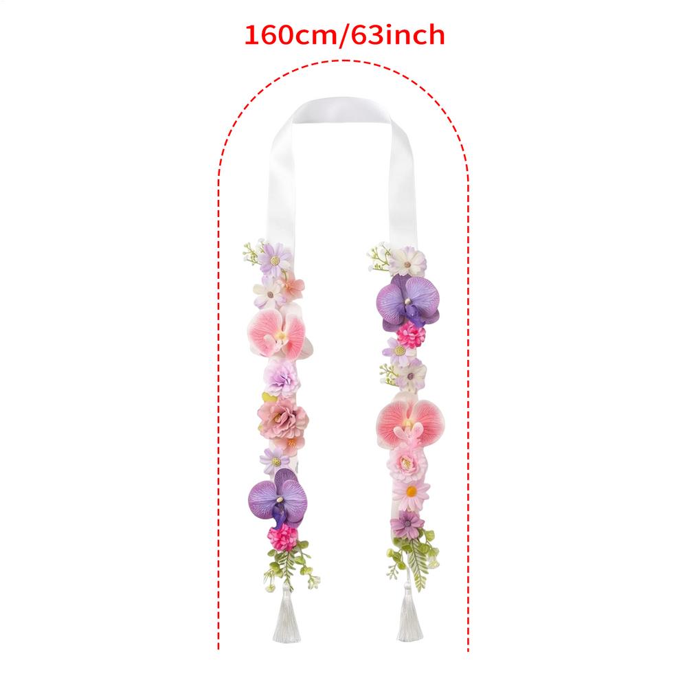 Graduation Lei Artificial Tropical Cute Satin Stole Class Of 2026 Hawaiian Lei For Kindergarten University High School Grad