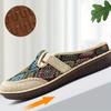 Vibrant Geometric Slip-On Sneakers for Women - Lightweight, Comfort-Soled Mules Perfect for Everyday Wear