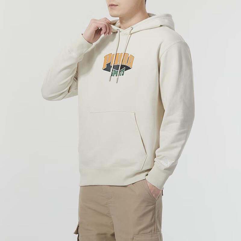 Puma Letter Print Design Hooded Long Sleeve American Vintage Sweatshirt Men sweatshirt Off-White 626179-87