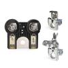 Complete Battery Terminals & Fuses  set Easy Installation Battery Terminals Clamps & Fuses Replaces AE5Z14526BA for Vehi