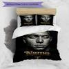 Messi Dark Custom Name Portrait Personalized Name Bedding Set,Premium Bed Linen for Bedroom Home Decoration,Perfect Collectible Gift for Messi Fans,Ea