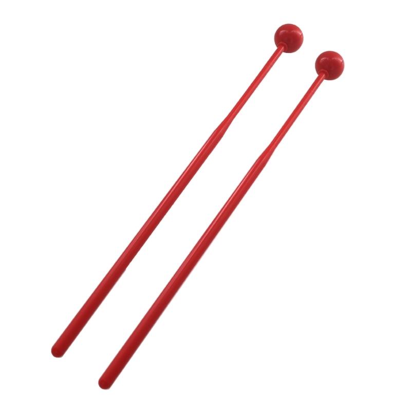 1 Pair ABS Handle Plastic Ball Drumstick Marimba Mallet Percussion Musical Instrument Accessories Beginner Training Kits