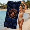 Beach Towel with Manchester City Football Club Pattern - Soft,absorbent,machine Washable Lightweight&Modern,swimming,Travel Essentials