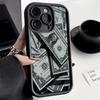 Black Bamboo Full-Coverage Banknote Design Silicone Case For iPhone 16 15 14 13 12 11 Pro Max XS XR X 7 8 Plus Cover