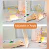 LED Acrylic Dry-Erase Board with 7 Pens Stand Reusable Kids Adults Students Glowing Light-up Clear Acrylic Memo Note Message Writing Board for Office