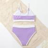 Girls Two Piece Swimsuit Tankini Set Soft Stretchy Fabric Comfortable Fit Lightweight Design for Beach Pool Swimwear