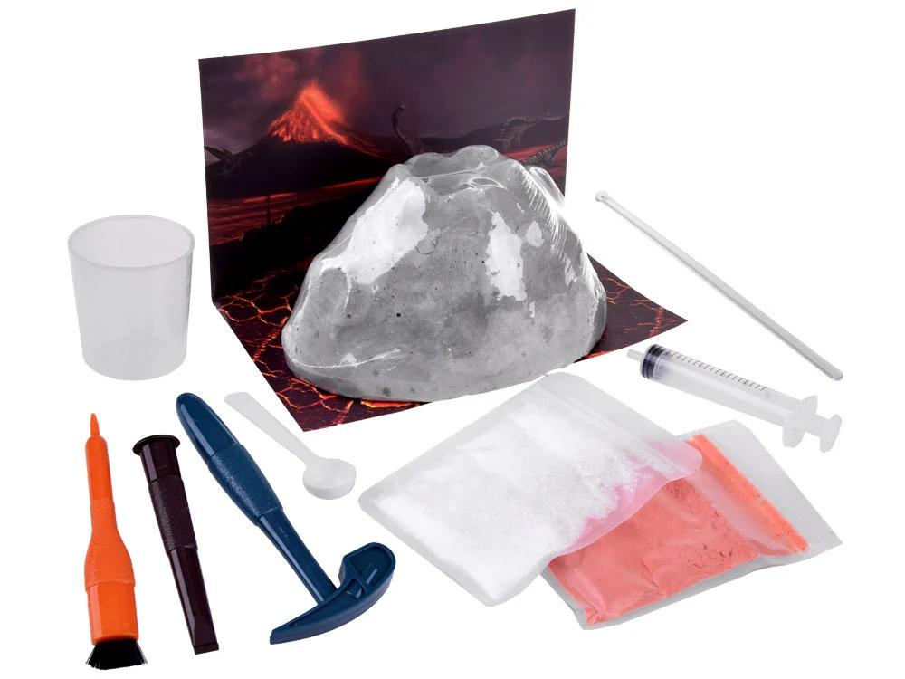 Educational Volcano and Dinosaur Excavation Set for Little Archaeologists