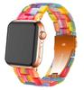 Resin Strap for Apple Watch Band 44mm 40mm 42mm 40mm Accessoreis Luxury Watchband Belt Bracelet iWatch Series 3 4 5 Se 6 Band