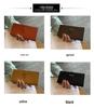 Genuine Leather Women's Bifold Wallet: Top Layer Cowhide Clutch with Multiple Card Slots and Large Capacity