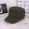 New four-season flat-topped cap with three-dimensional embroidered letters, fully sealed baseball cap, outdoor casual sun hat