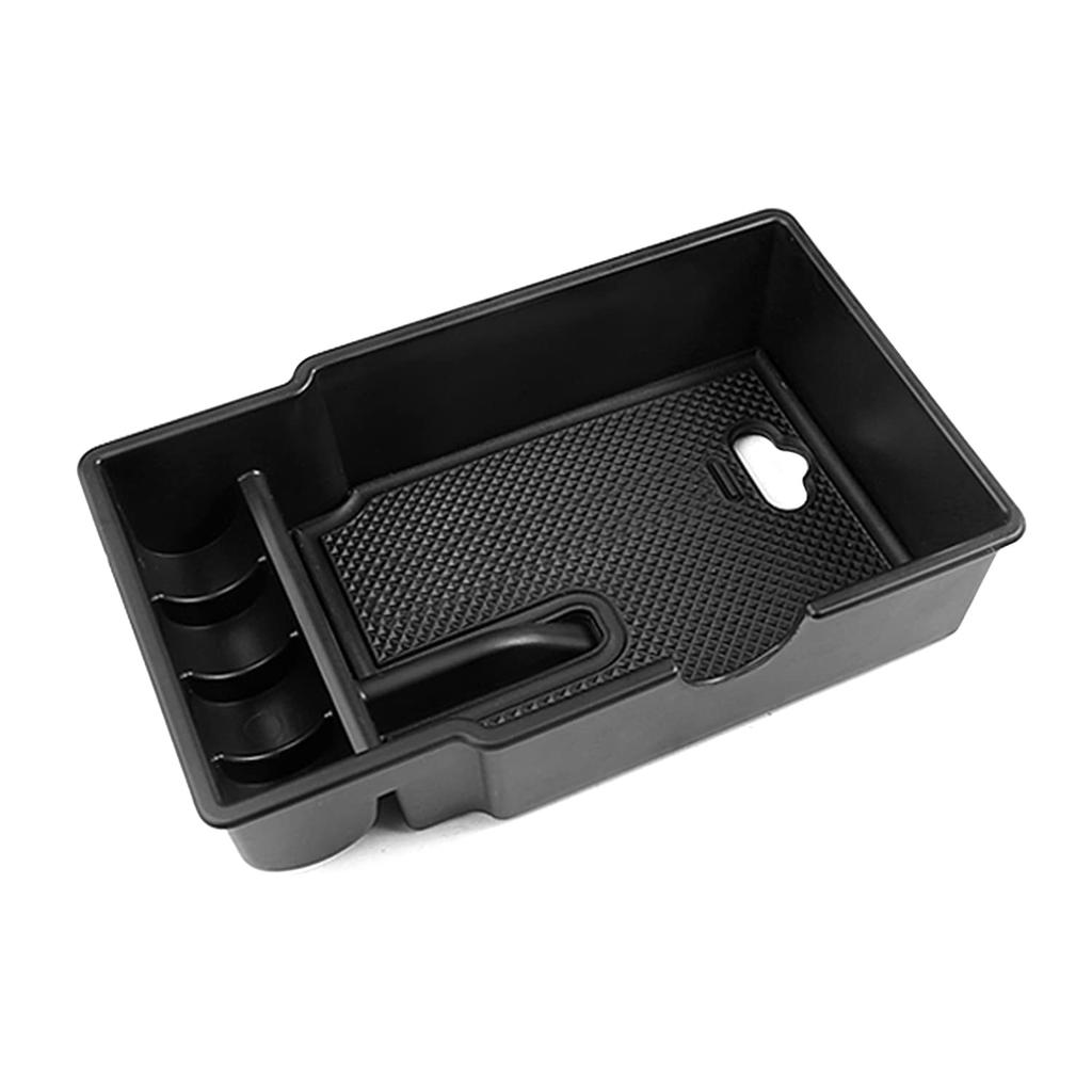 BIXUAN Fiat 500 X Console Box Storage Tray, Armrest Box Organizer Tray with Rubber