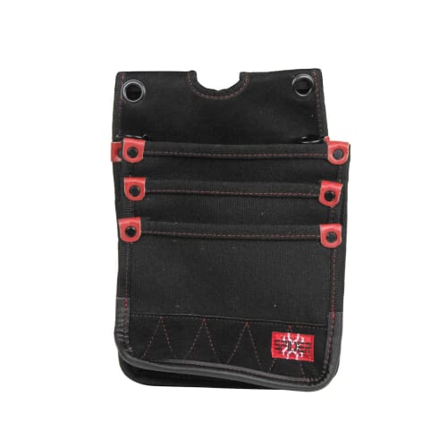 

SK11 Canvas Waist Pouch for Construction Workers, 3-Drawer, with Inner Pocket, Slim Type, SPD-ML02