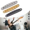Zinc Alloy Guitar String Thru Body Plate Guitar Bridge String Thru Body Ferrules Bushing Plate String Through Plate