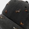Casual Embroidery Puppy Baseball Cap Uv Protection Versatile Sun Hat Breathable Peaked Cap For Men Women