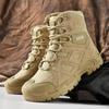 2025 Summer New Military Boots High-top Outdoor Combat Boots Tactical Boots Mountaineering Shoes Desert Tooling Boots Men
