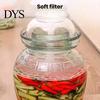 Kimchi Making Pressure Machine Cucumber Pot Press Plastic Holder for Jar Pickle Tool Compact Packing Adjustable Size Kitchen Gadget Helper