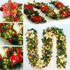 With LED Lights Christmas Wreath 2.7M Xmas Decorations Rattan  Shopping Mall Layout Props