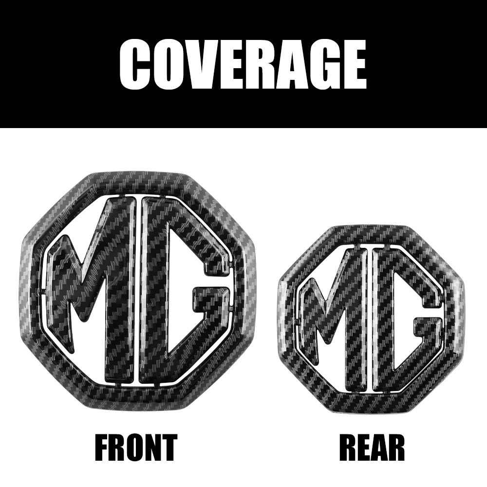 1/2 stuks Voor Morris Garages MG MG6 Auto Motorkap Voor Motorkap Grille Embleem Cover Achter Embleem Decoratie Sticker Auto Refit Accessoires
