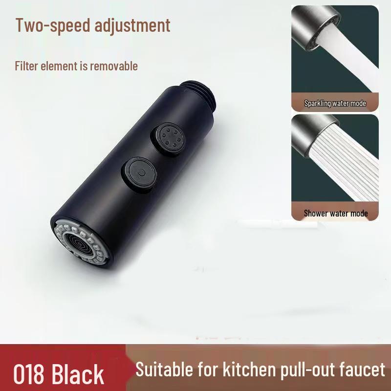 Precision Kitchen Sink Pull-Out Faucet Replacement: Anti-Splash Retractable Shower Nozzle
