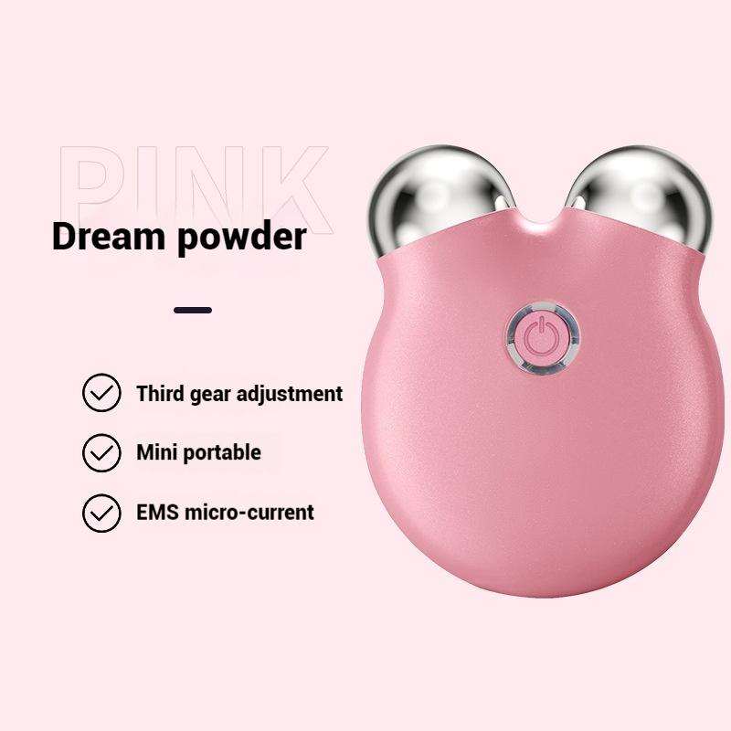 

Микротоковый косметический прибор EMS-прибор для похудения лица Массажер для лица для лифтинга, подтяжки и ионного введения серебряный