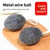 Large Household Kitchen Scouring Pad for Pots and Dishes, Non-shedding Steel Wool Pad