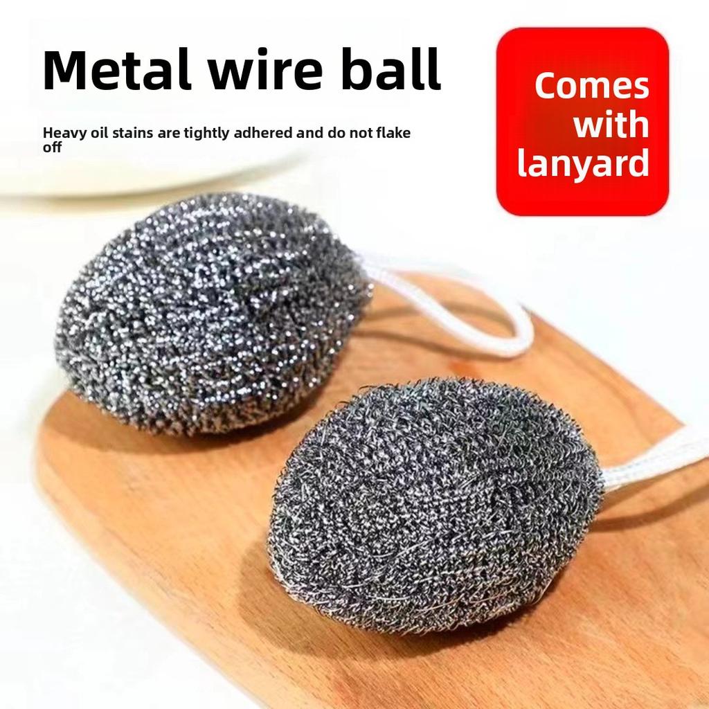 Large Household Kitchen Scouring Pad for Pots and Dishes, Non-shedding Steel Wool Pad